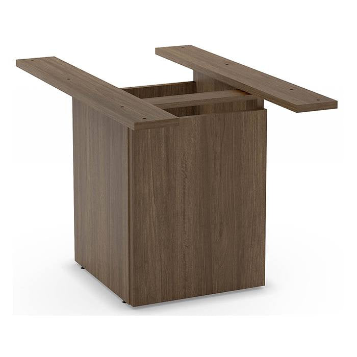 Square Top Cube Base Conference Table