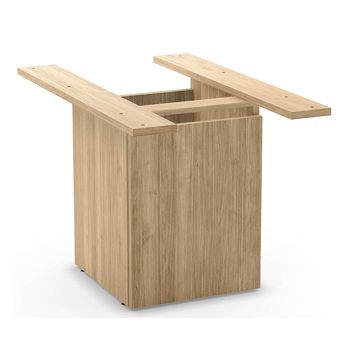 Square Top Cube Base Conference Table