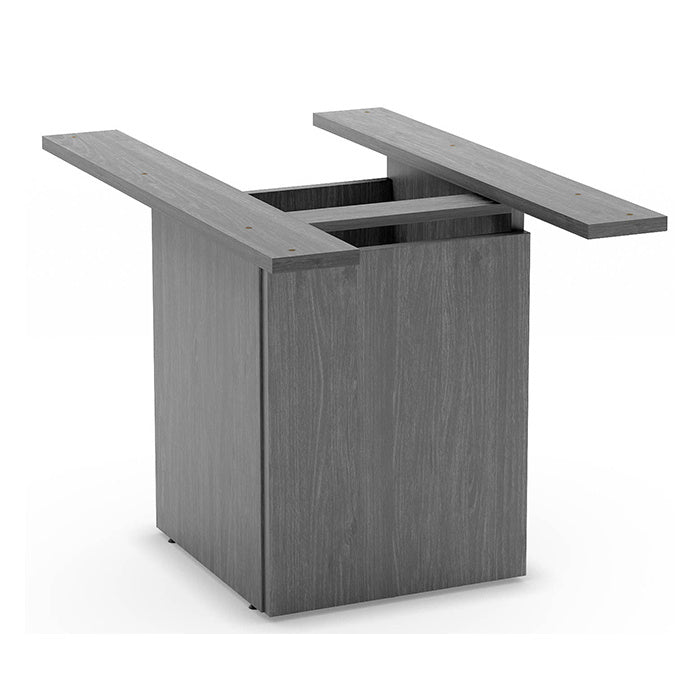 Square Top Cube Base Conference Table