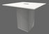Cafe Height Square Top Cube Base Conference Table