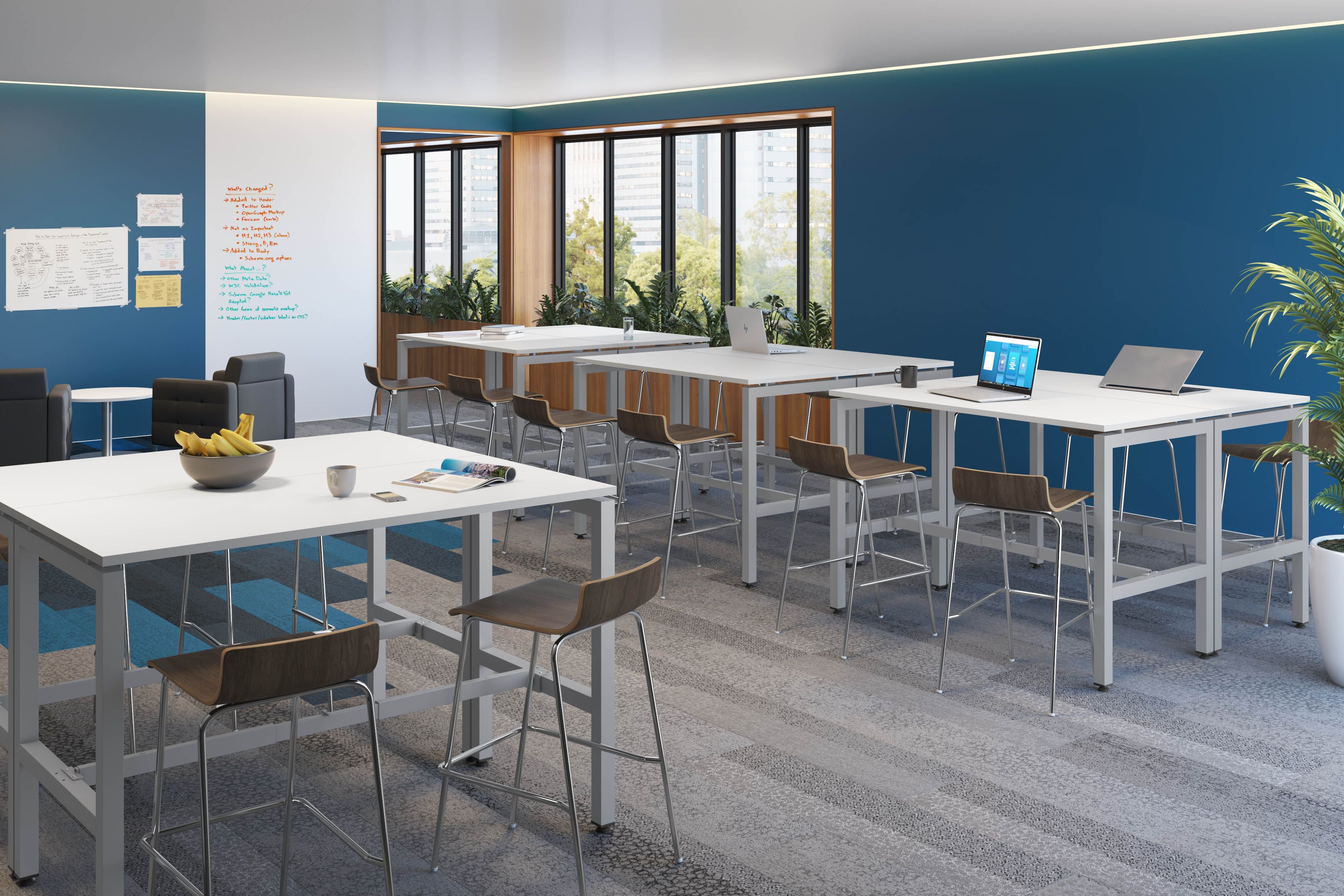 Rectangular Melamine Laminate Table Top