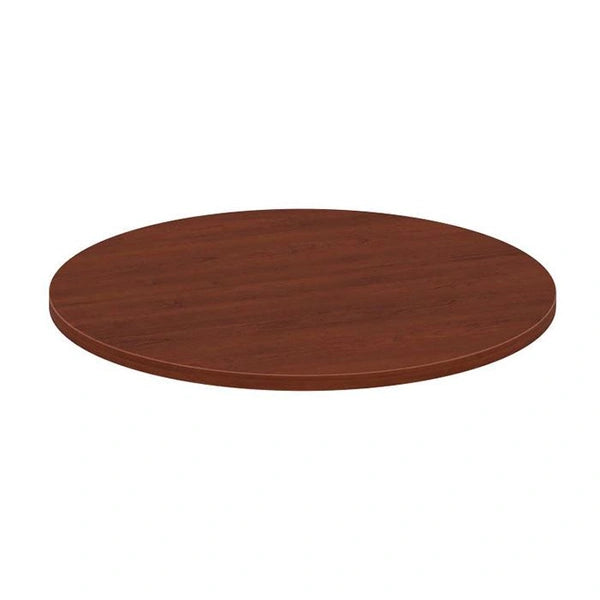 Round Laminate Table with Silver Round Base