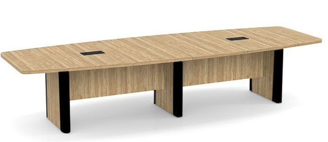 Premier Series Boat-Shaped Conference Table