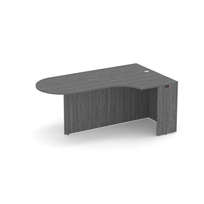 Classic Series Laminate Bullet Desk with Corner Extension