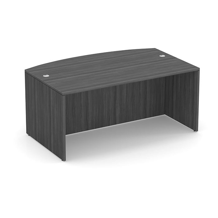 Classic Series Laminate Bow Front Desk Shell