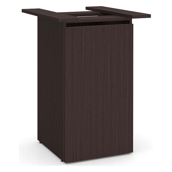 Cafe Height Square Top Cube Base Conference Table