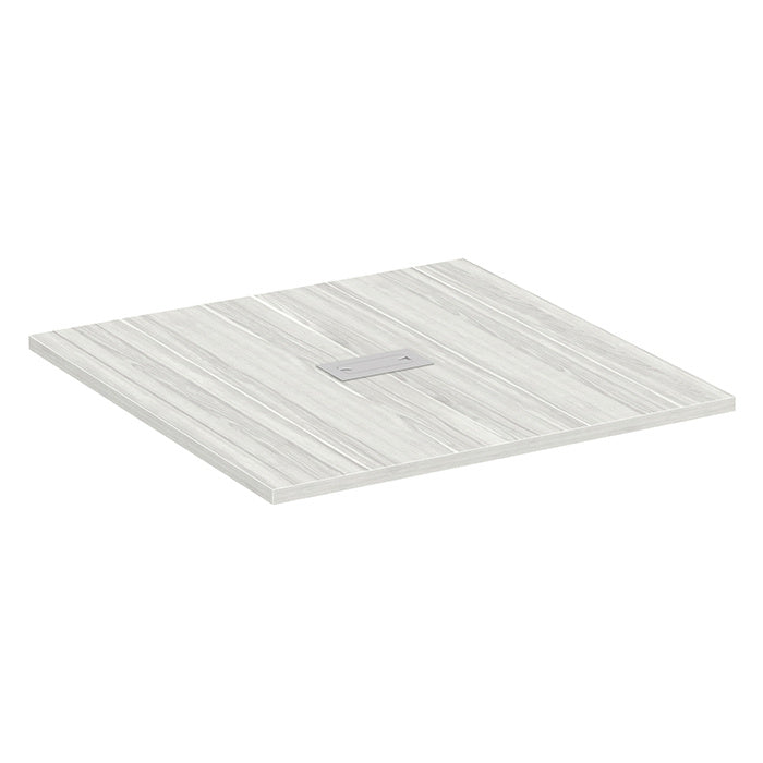 Cafe Height Square Top Cube Base Conference Table