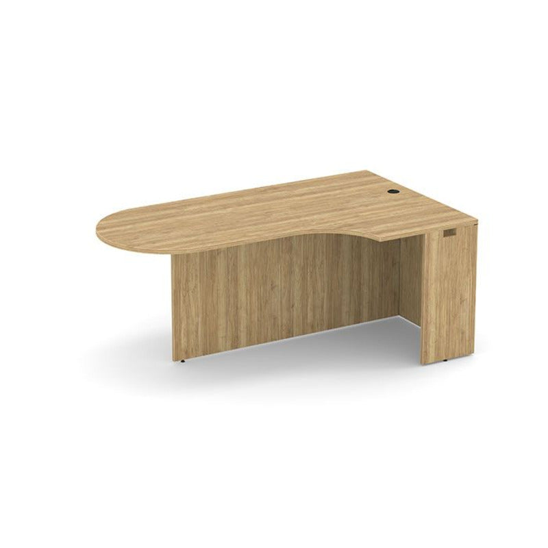 Classic Series Laminate Bullet Desk with Corner Extension