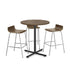 Lounge Table with Metal Cross Base