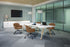 Madison Series Boat-Shaped Conference Table - Wood Legs 14' & 16'