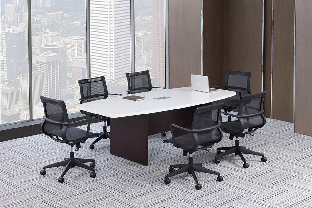Classic Series Boat-Shaped Conference Table