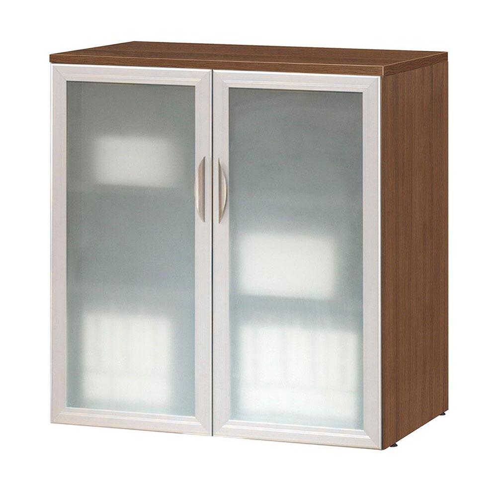 Storage cabinet with glass doors
