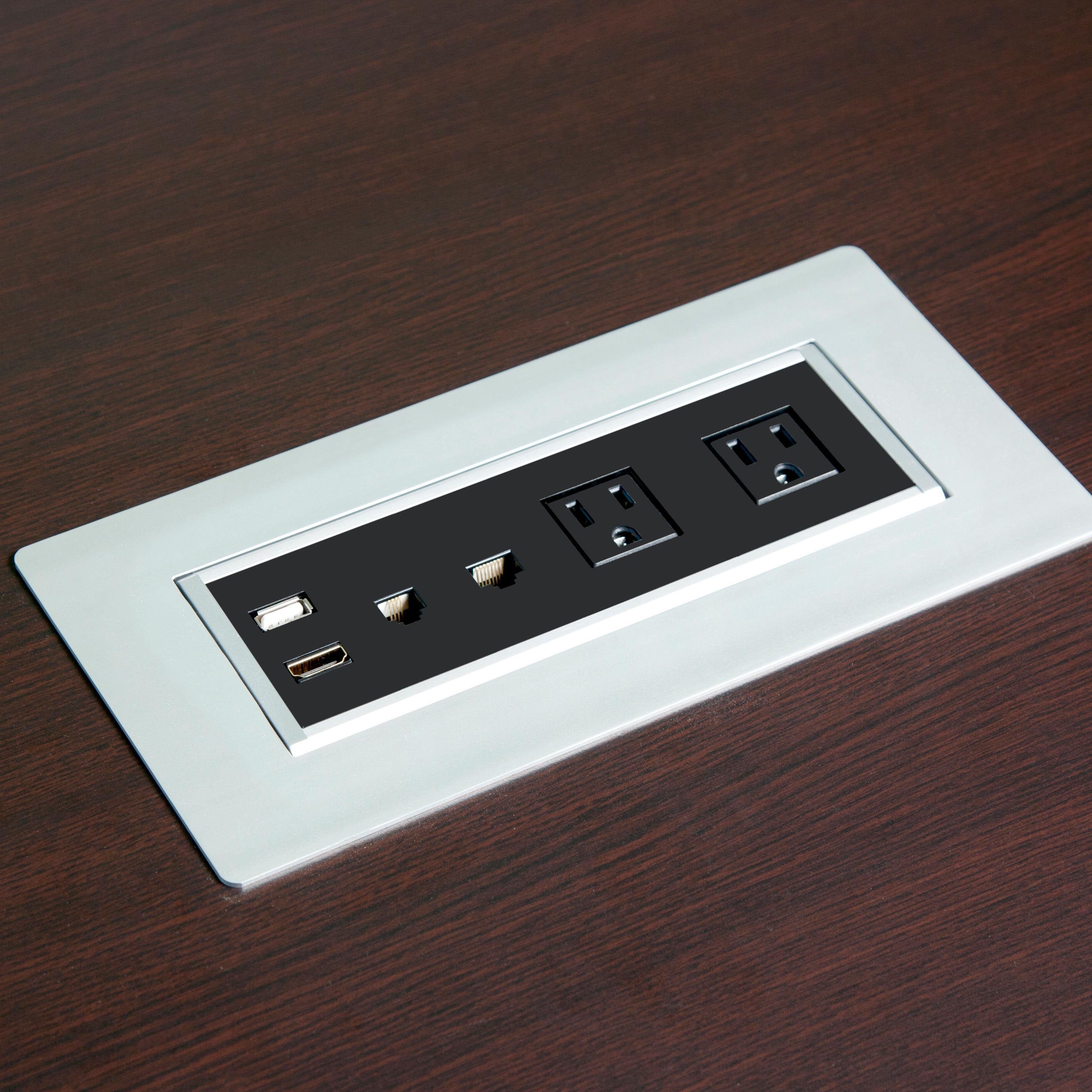 Power and Data Port for PL Conference Tables