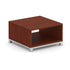 Cube Coffee Table with Silver Base