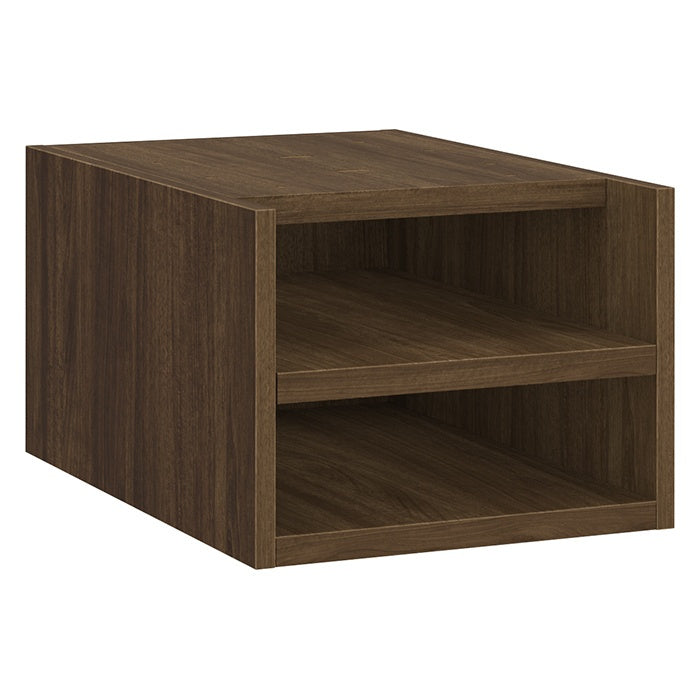 Deluxe Pedestal Box-Box-File with Open Shelving