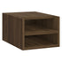 Deluxe Pedestal Box-Box-File with Open Shelving