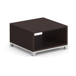 Cube Coffee Table with Silver Base