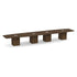 Boat-Shaped Cube Base Conference Table