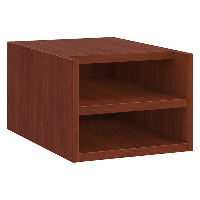 Deluxe Pedestal Box-Box-File with Open Shelving