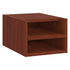 Deluxe Pedestal Box-Box-File with Open Shelving