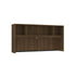 71" open hutch in Modern Walnut