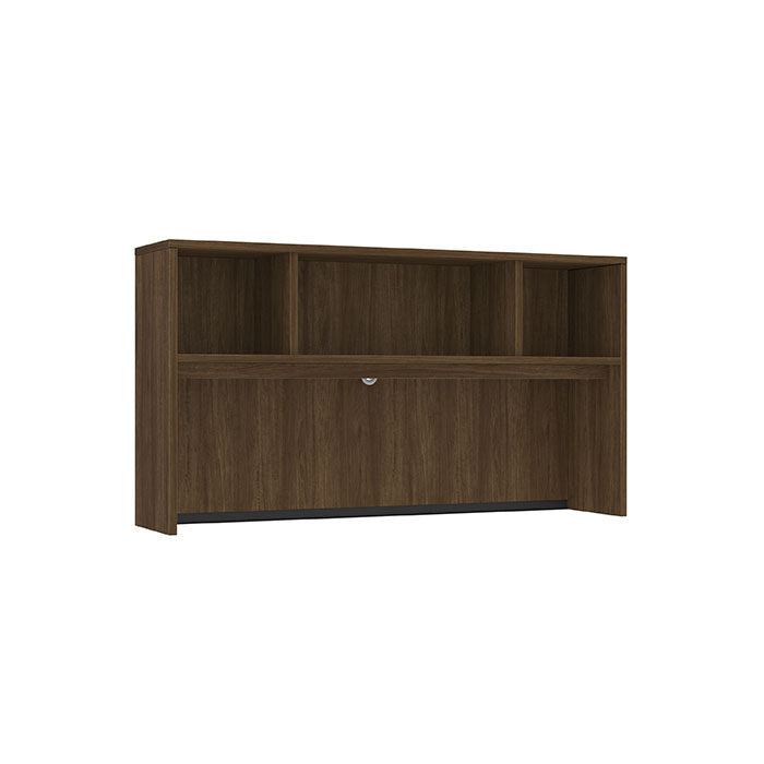 66" open hutch in Modern Walnut