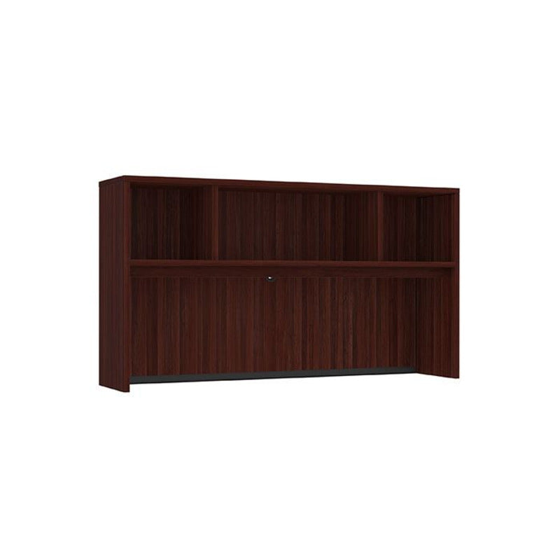 66" open hutch in Mahogany