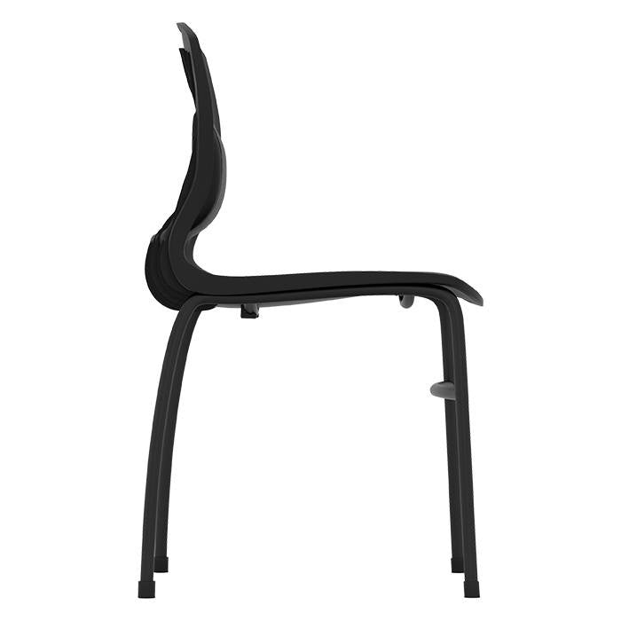 3044 Tec Stacking Guest Chair - Black