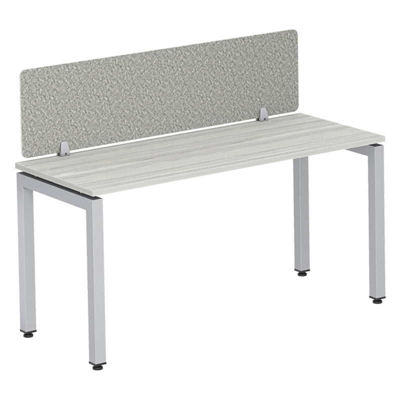 Ash PET privacy panel on workstation