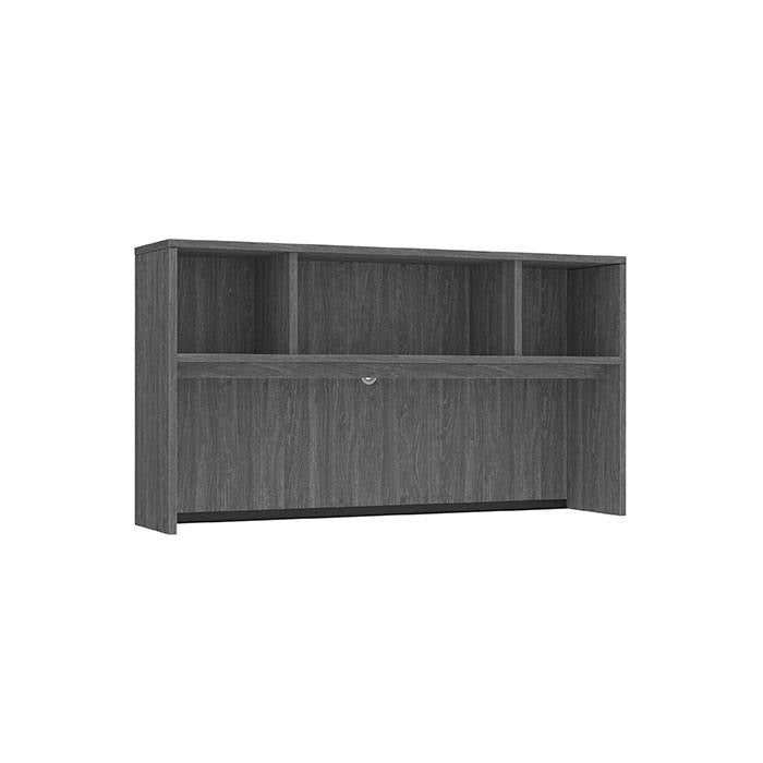 66" open hutch in Newport Gray