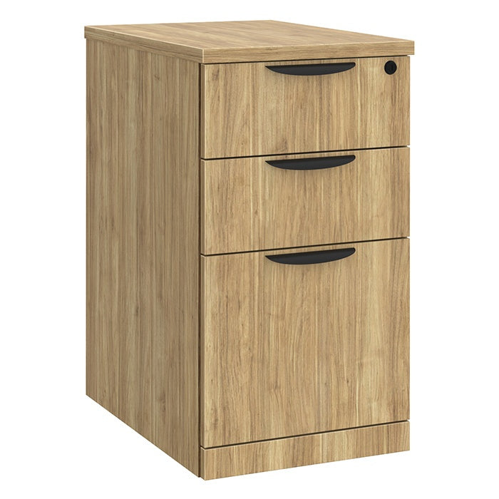 Mobile box/box/file pedestal under workstation