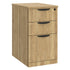 Mobile box/box/file pedestal under workstation