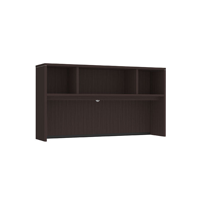 66" open hutch in Espresso