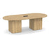 Racetrack Cube Base Conference Table