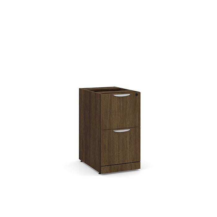 Classic Series Straight Desk with File/File