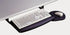 Pull-out keyboard tray, 21 inch wide with reversible mouse surface