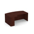 Bowfront Desk Shell Left Mahogany