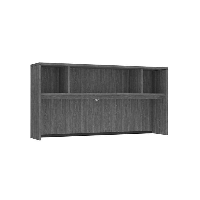 71" open hutch in Newport Gray