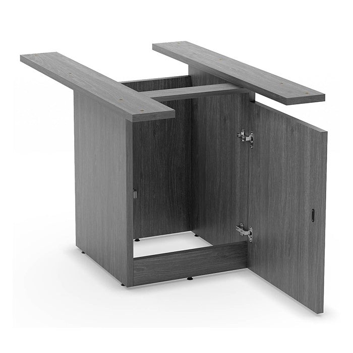 Square Top Cube Base Conference Table