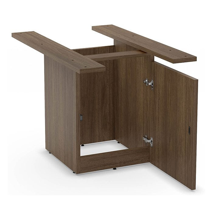Square Top Cube Base Conference Table