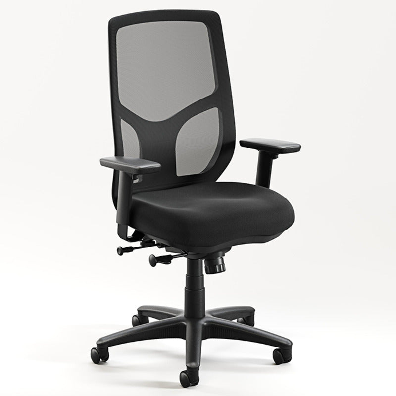 Spartan High Back Chair, three-quarter view