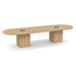 Racetrack Cube Base Conference Table