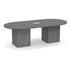 Racetrack Cube Base Conference Table