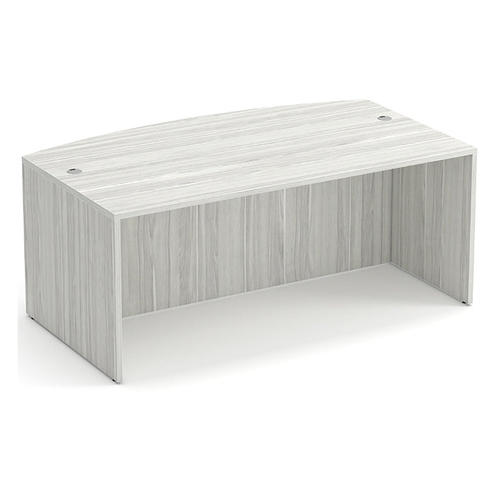 Classic Series Laminate Bow Front Desk Shell