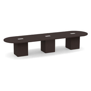 Racetrack Cube Base Conference Table