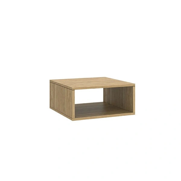 Cube Coffee Table with Silver Base