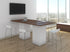 Cafe Height Square Top Cube Base Conference Table