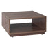 Cube Coffee Table with Silver Base