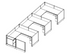 Systems In-Stock Cubicles (Herman Miller AO2 Style) - 6'x6' Triple Workstation