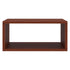 Cube Coffee Table with Silver Base